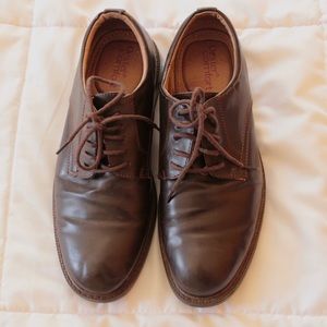 Dexter Comfort Dark Brown Leather Lace Up Shoes